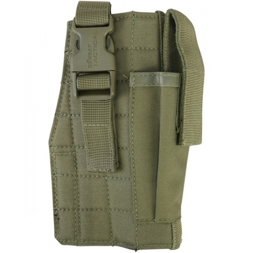 MOLLE Holster w/Mag Pouch (Coyote), Upgrade your tactical gear with the Molle Gun Holster with Mag Pouch